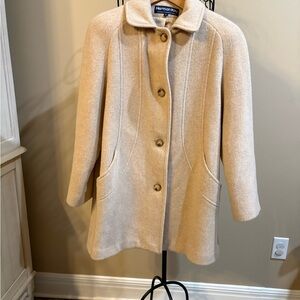 Vintage Classic MCM Oversized Wool Blend  Button Up Coat S